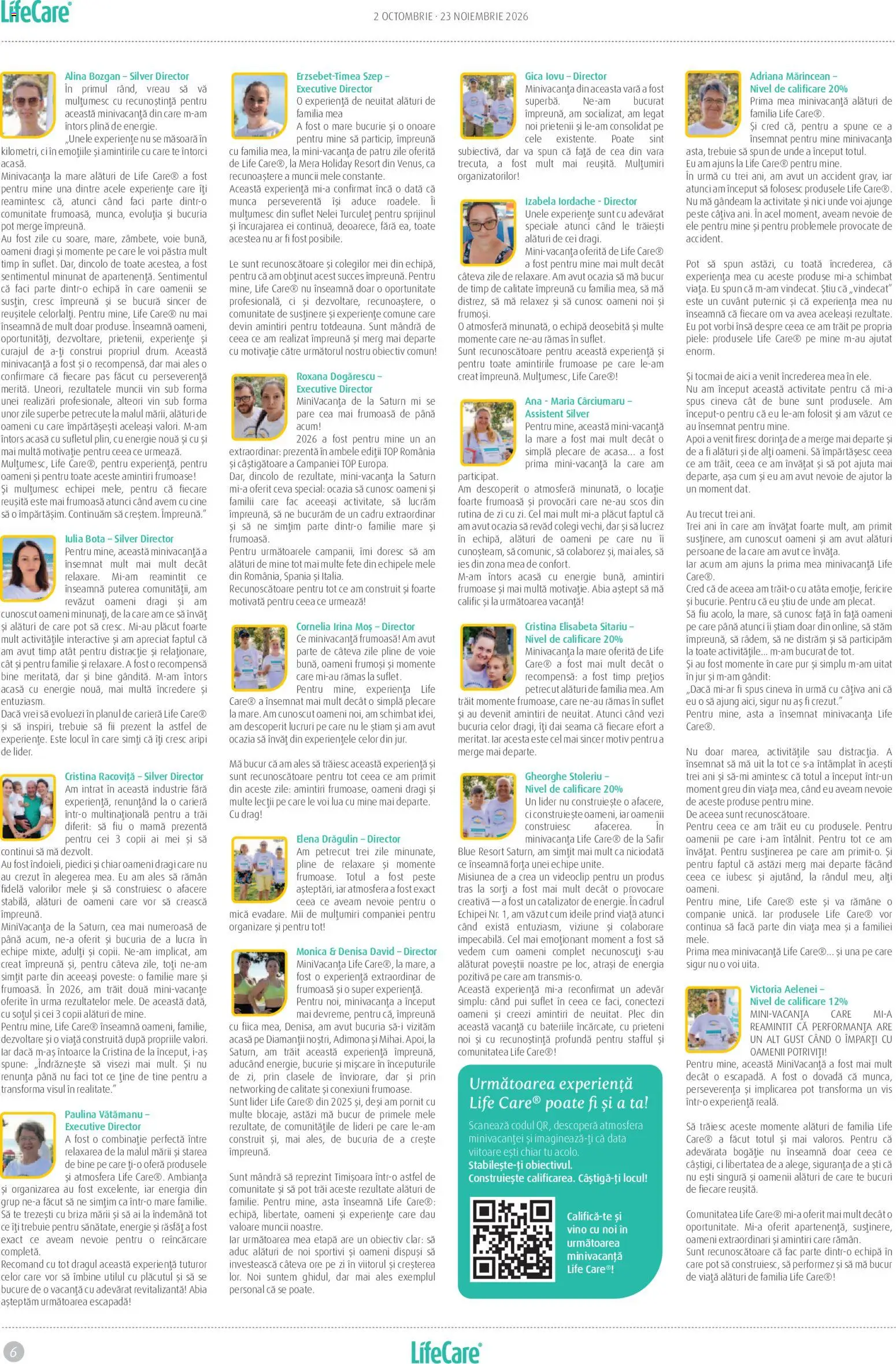 Noul catalog Life Care – valabil de la 02.10.2026 | Pagină: 6 | Produse: Top, Pui, Vin, Pește