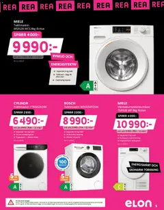 Elon erbjudanden - Förhandsvisning av reklamblad från butik Elon aktuell från 13/07/2026 | Sida: 5 | Produkter: Kläder, Tvättmaskin