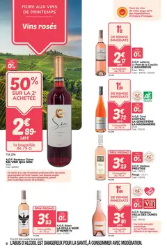 Promocash - Prévisualisation de Promocash Foire aux vins de printemps valide à partir de 02.04.2026 | Page: 6 | Produits: Robe, Framboise, Vin