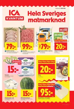 ICA Kvantum - Aktuella erbjudanden - Förhandsvisning av reklamblad från butik ICA Kvantum aktuell från 03/08/2026