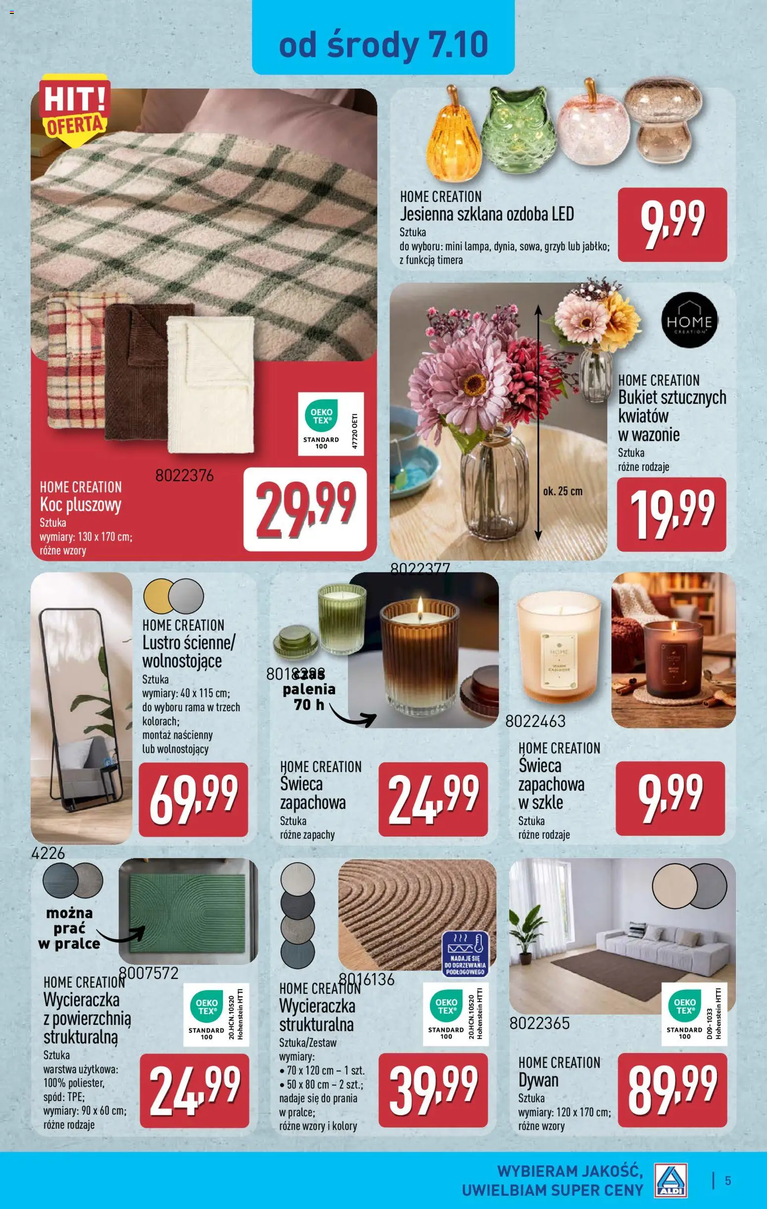 Aldi Polsko leták - Ostatnie sztuki w wybranych sklepach od 07.10.2026 | Strana: 5 | Produkty: Rama, LED