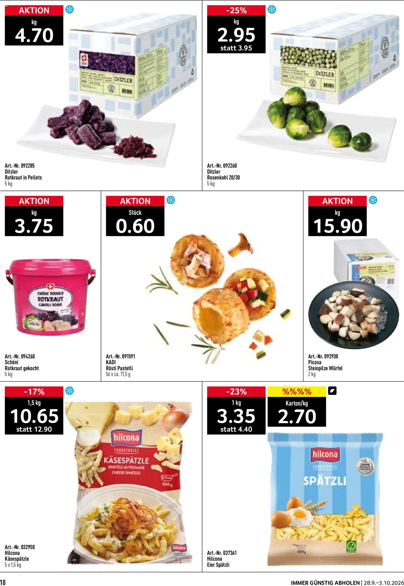 Prodega aktionen Wild – gültig ab 28.09.2026 | Seite: 10 | Produkte: Eier