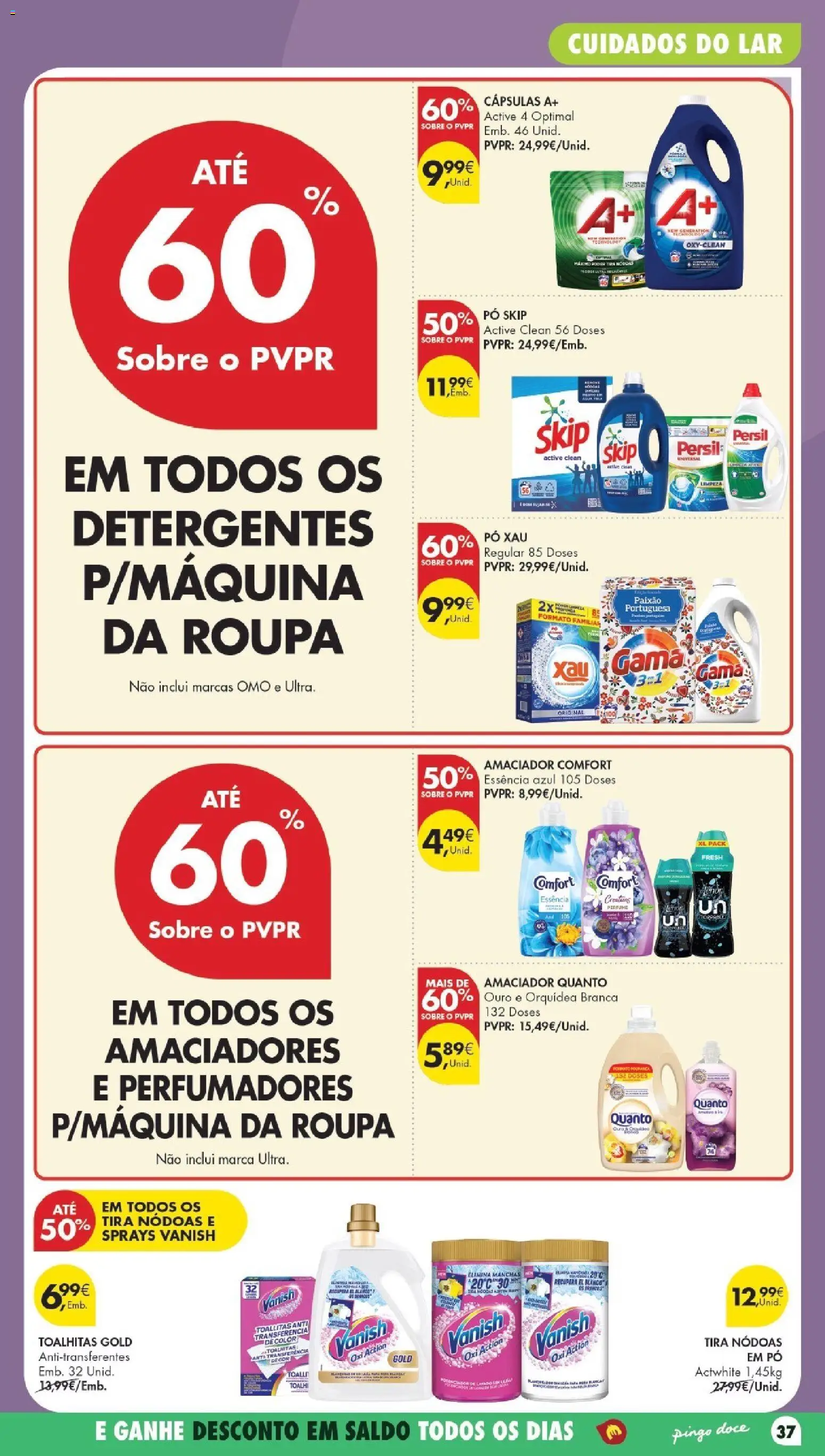 Pingo Doce Poupe Esta Semana Madeira │ válido de 30/06/2026 | Página: 37 | Produtos: Pó, Persil