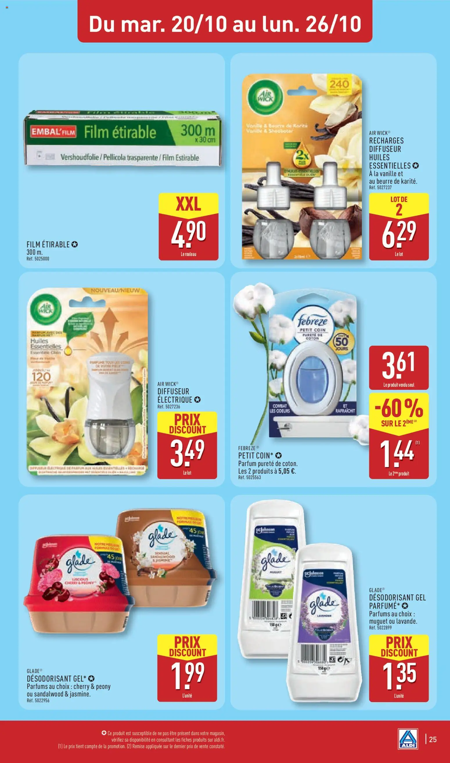 {H1} | Page: 27 | Produits: Air Wick, Parfum, Rouleau, Febreze petit coin