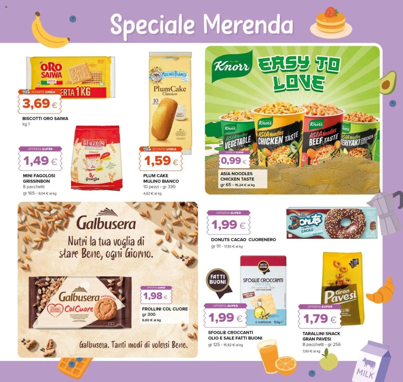 Volantino Oasi del 21/08/2026 | Pagina: 9 | Prodotti: Olio, Plumcake, Cacao, Frollini
