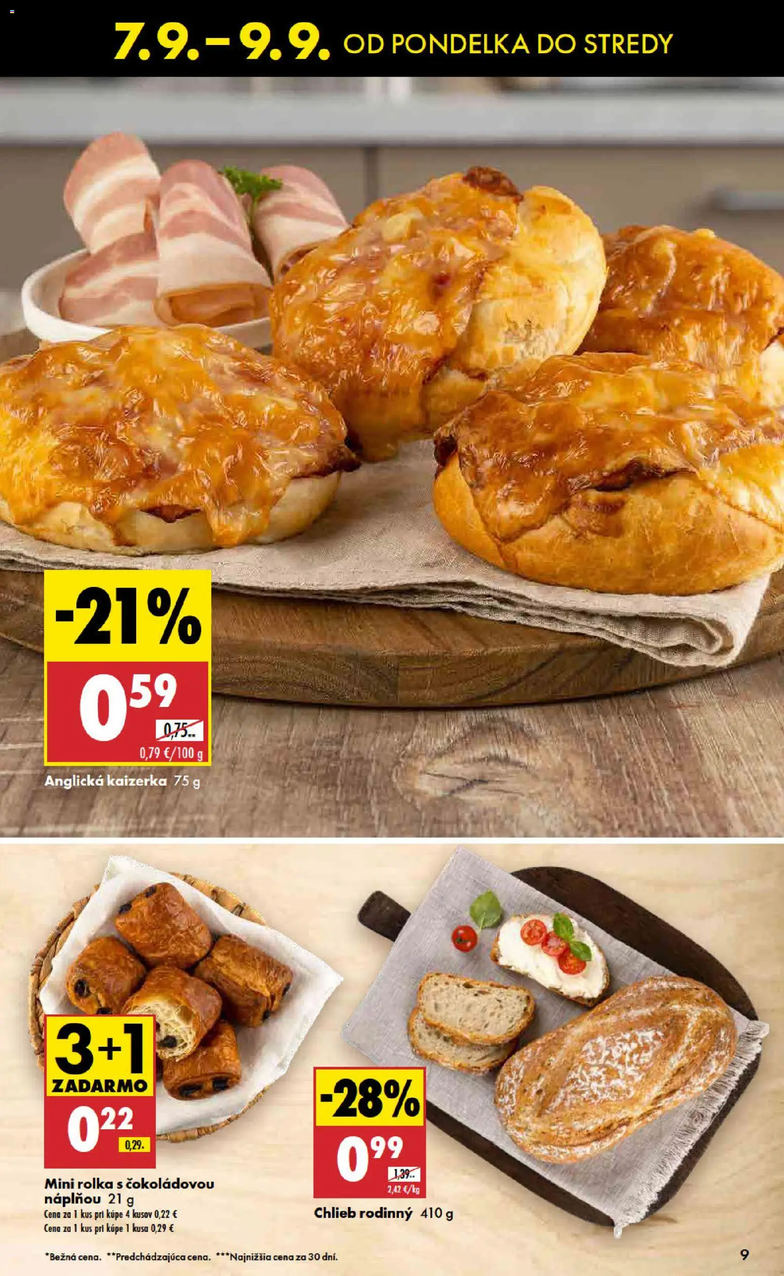 Nové Biedronka akcie – leták je platný od 07.09.2026 | Strana: 9 | Produkty: Chlieb