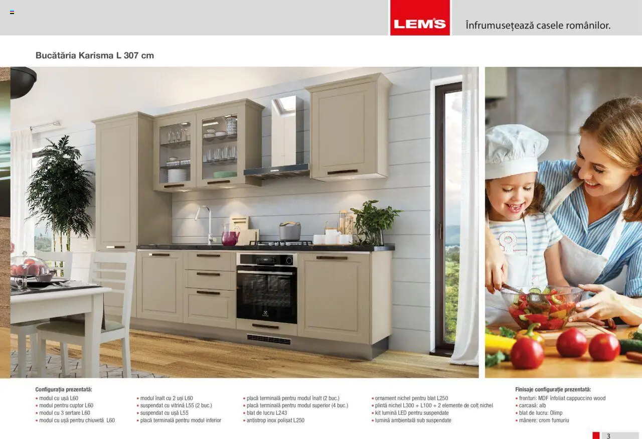 Noul catalog Lem’s – valabil de la 17.11.2023 | Pagină: 3 | Produse: Carcasă, Cuptor, Chiuvetă, Vitrină