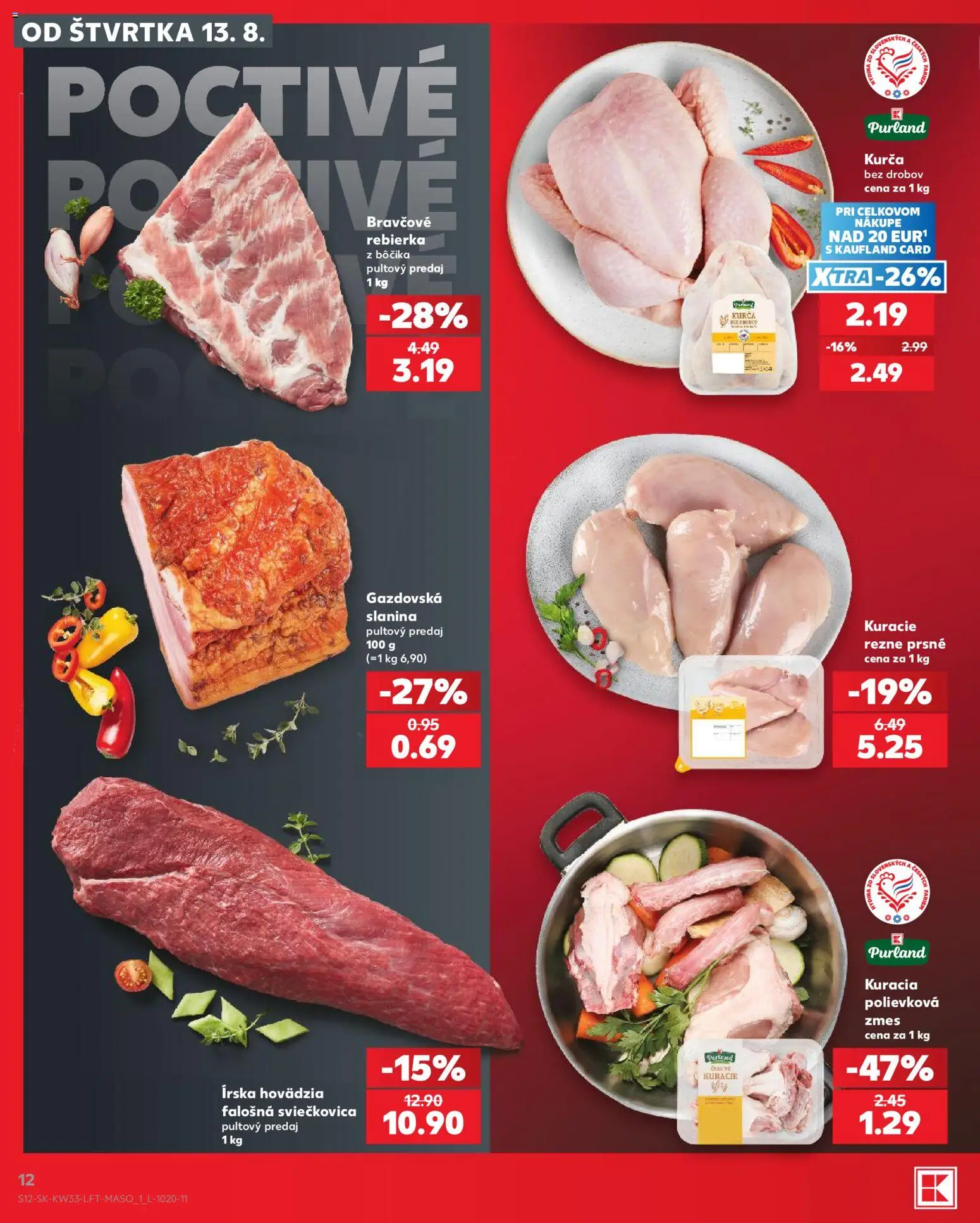 Nové Kaufland akcie – leták je platný od 13.08.2026 | Strana: 12