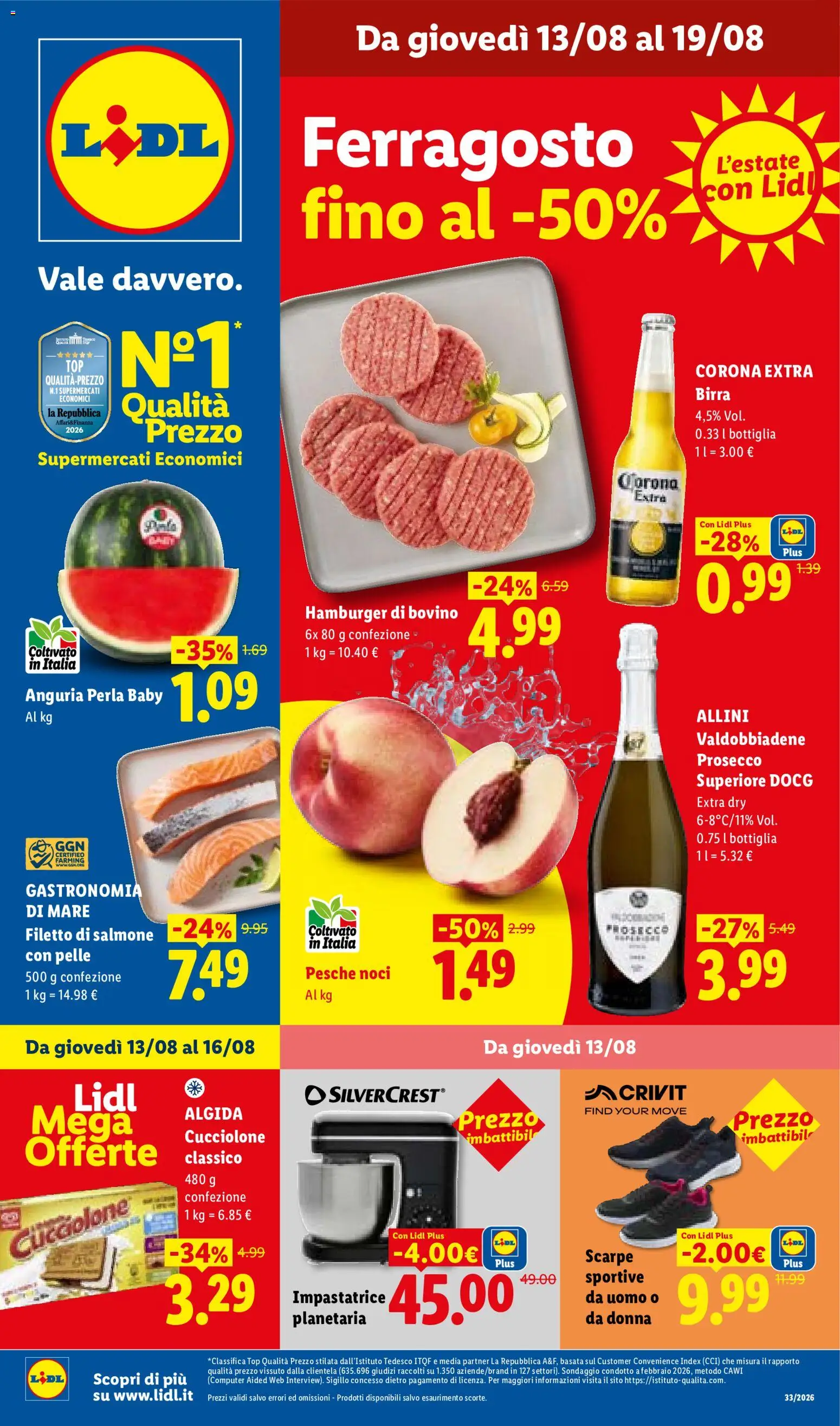 Volantino Lidl del 13/08/2026 | Pagina: 1