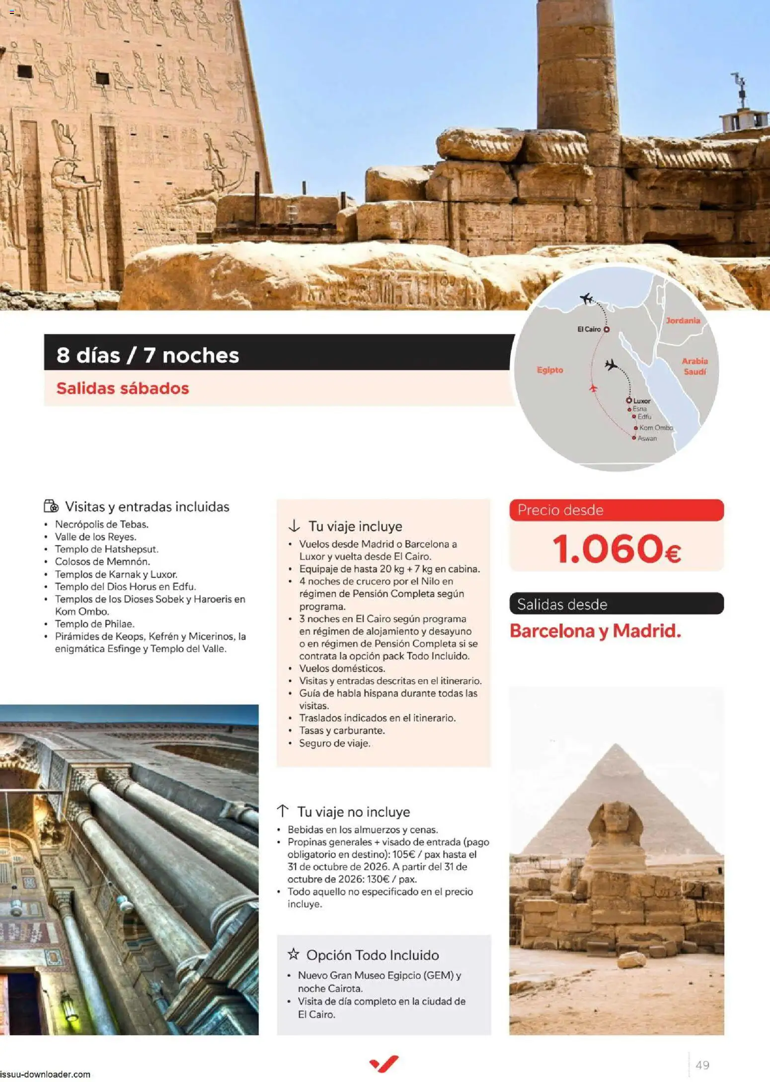Halcón Viajes Egípto │ válido desde el 06/07/2026 | Página: 49