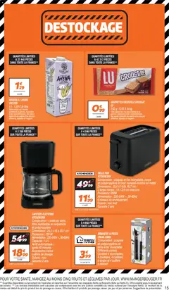 Netto - Prévisualisation de Netto catalogue valide à partir de 18/08/2026 | Page: 15 | Produits: Boisson, Gaufrettes, Pain, Cafetière electrique