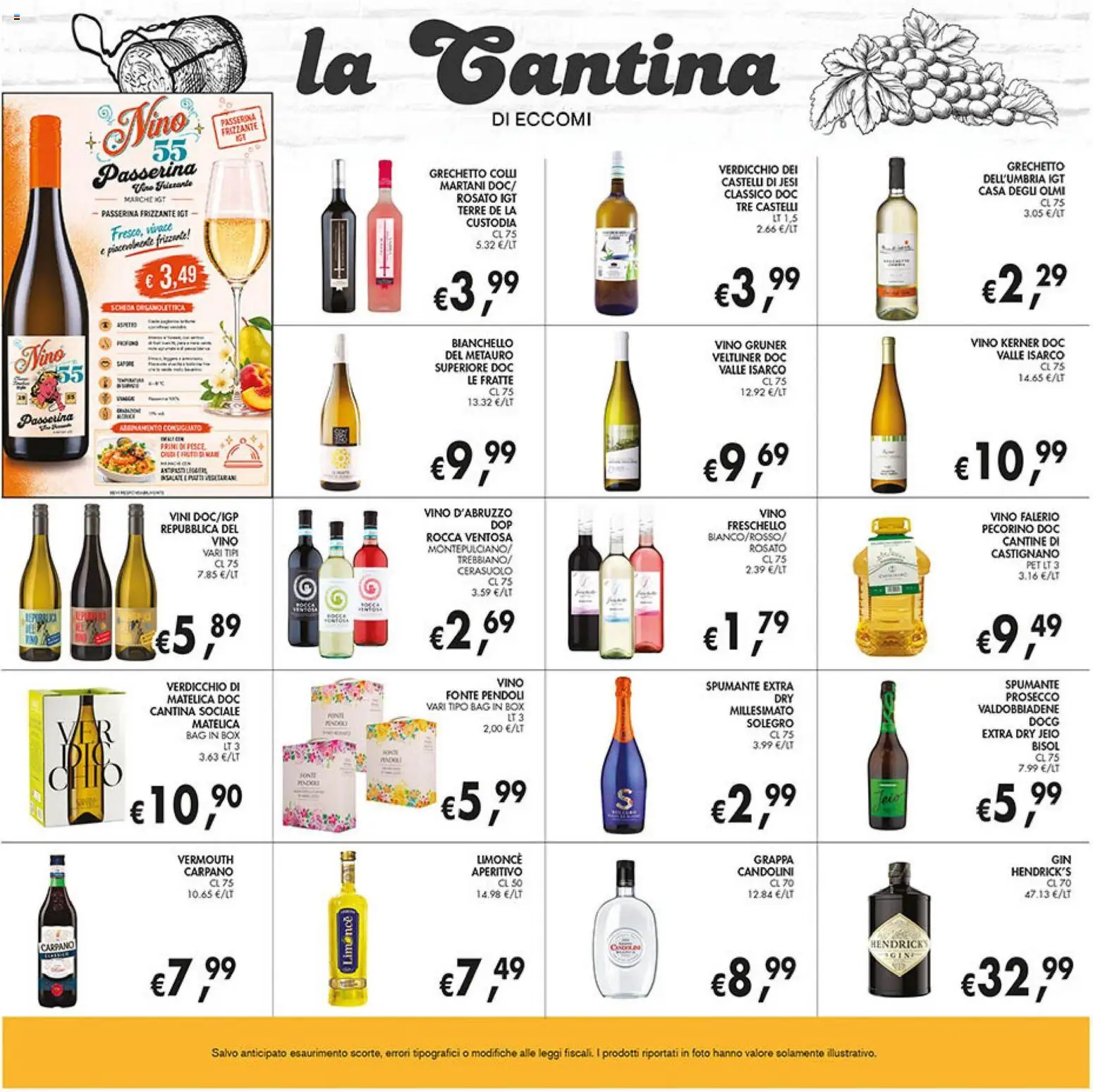Volantino Coal del 04.06.2026 | Pagina: 19 | Prodotti: Pesce, Prosecco, Pecorino, Grappa