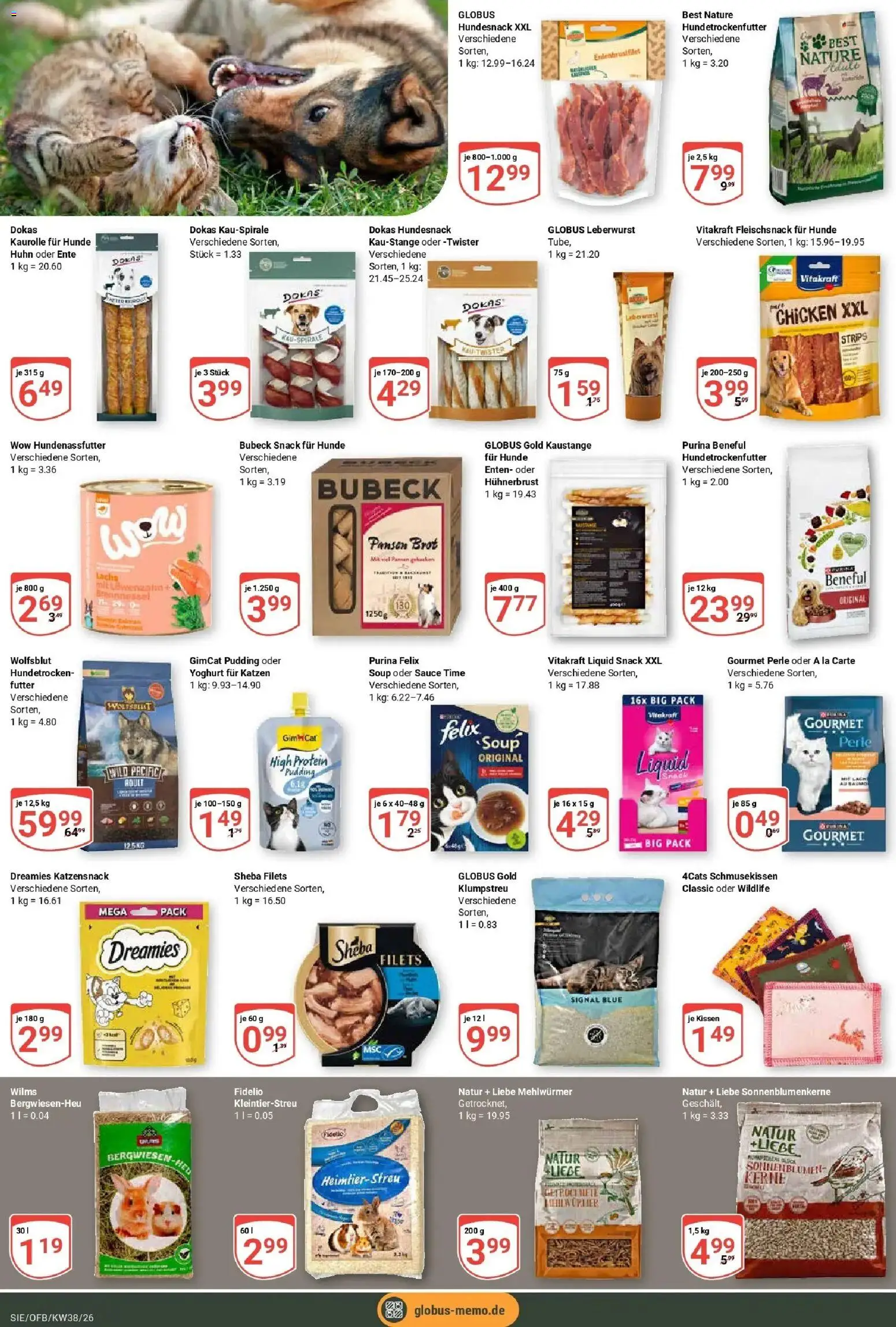 Globus Prospekt Siegen (ab 14.09.2026) » Angebote online | Seite: 23 | Produkte: Sheba, High protein pudding, Liege, Pudding