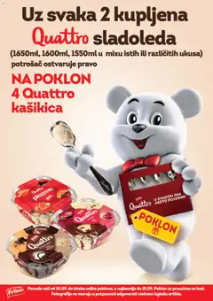 Univerexport katalog Zasladi se uz Quattro - pregled Univerexport kataloga - važi od 01.09.2026