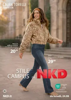 Anteprima del volantino NKD volantino Stile Campus valido a partire dal 24/08/2026