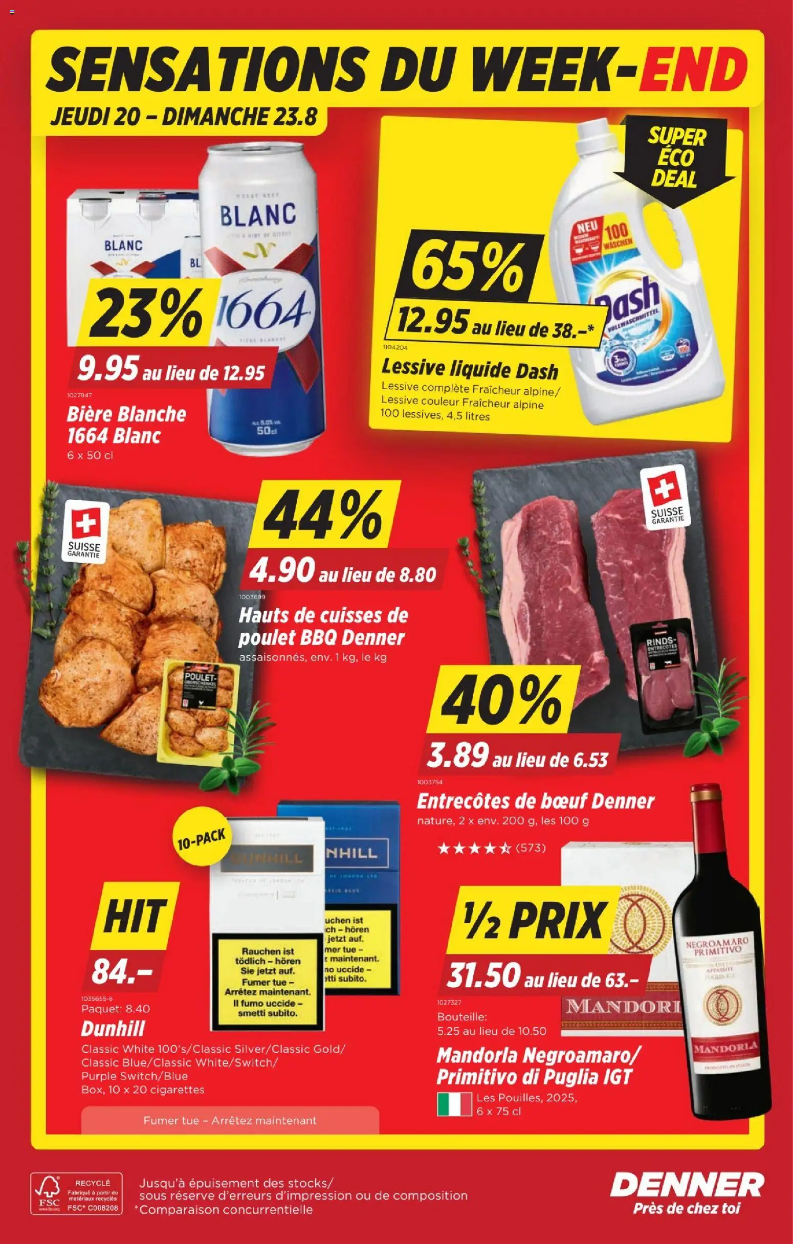 Denner aktionen FR – gültig ab 20.08.2026 | Seite: 22