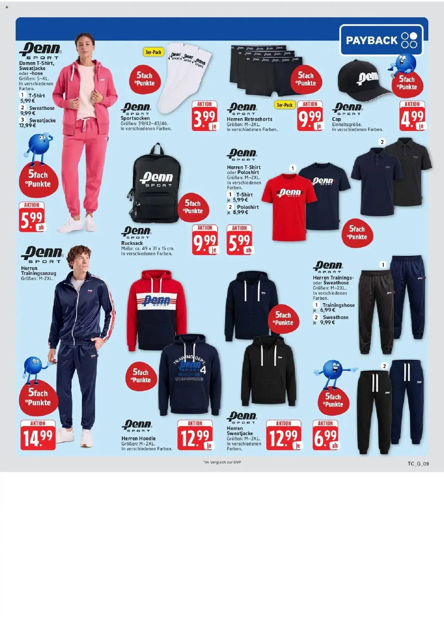 E center Prospekt Mainz-Weisenau (ab 05.10.2026) zum Blättern | Seite: 88 | Produkte: Trainingshose, Poloshirt, Hose, Rucksack