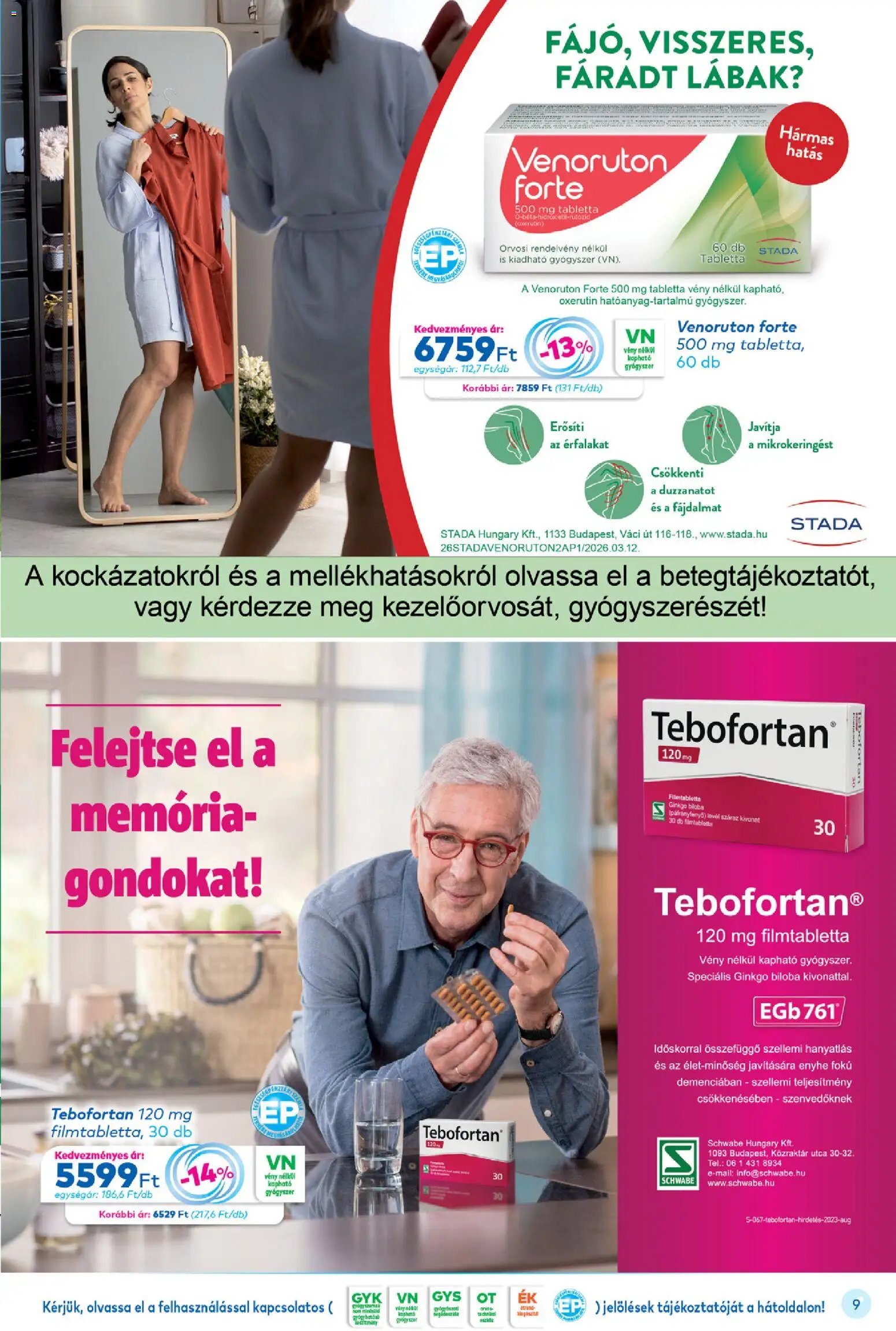 Gyöngy Patikák akciós ujság - amely érvényes a következő dátumtól: 01.05.2026 | Oldal: 9 | Termékek: Ginkgo biloba