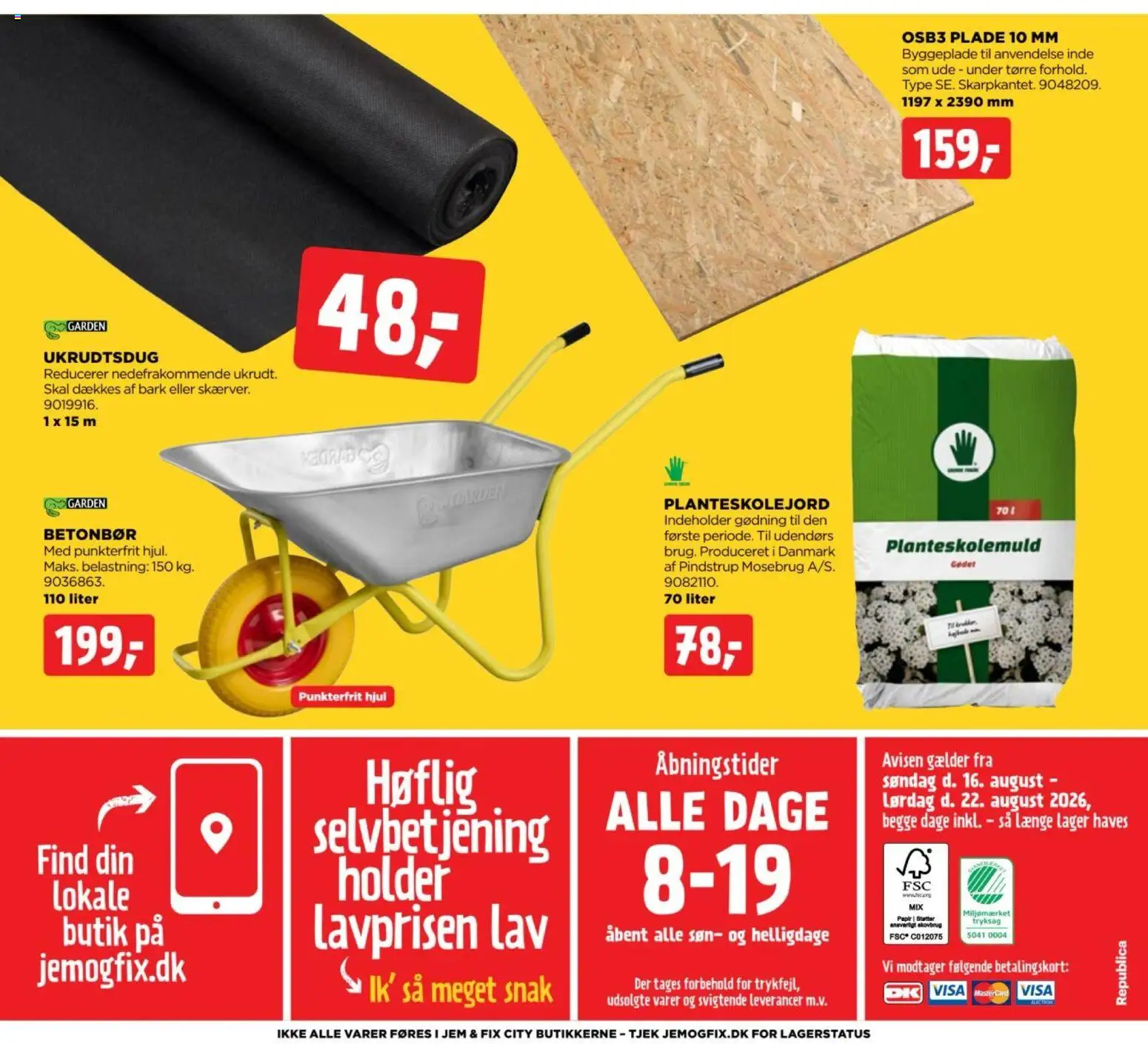 Jem & fix tilbudsavis – gyldig fra 16/08/2026 | Side: 24 | Produkter: Søm