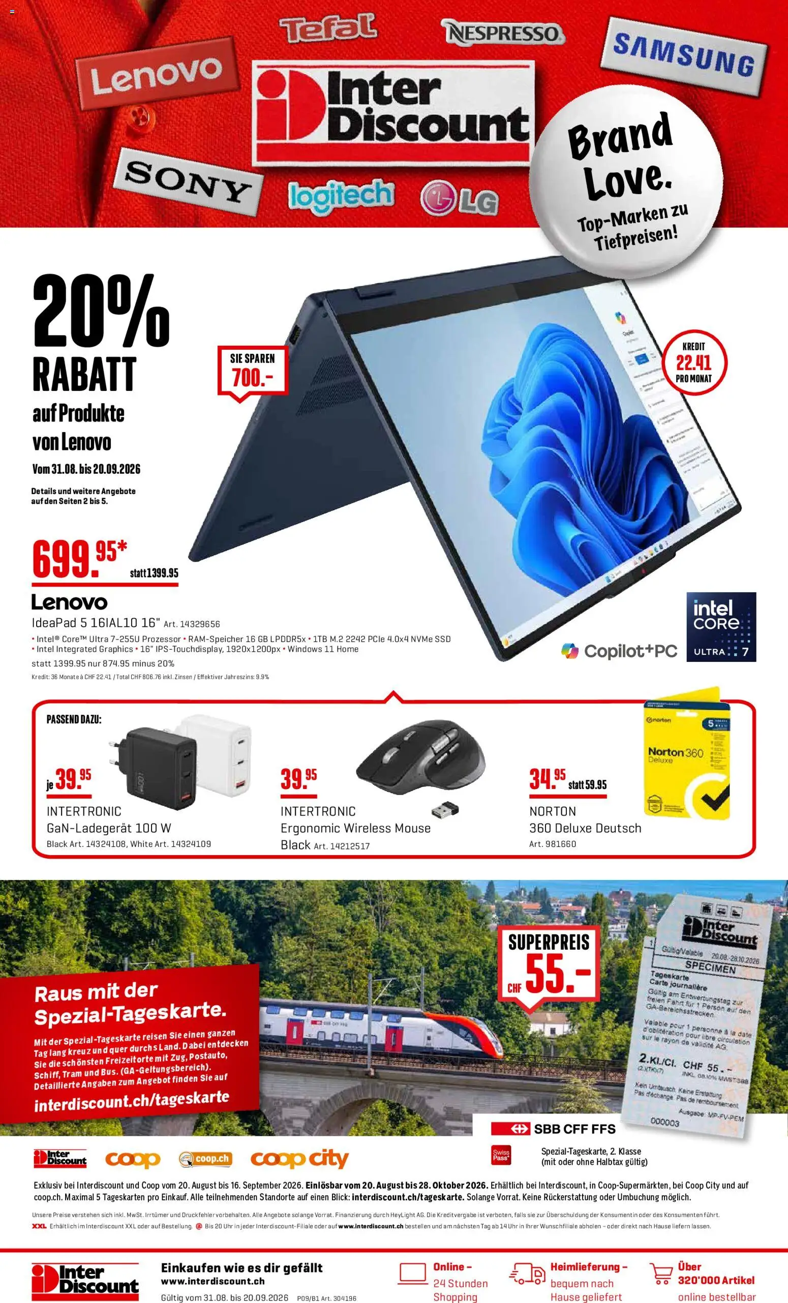 Interdiscount aktionen – gültig ab 31.08.2026 | Seite: 1