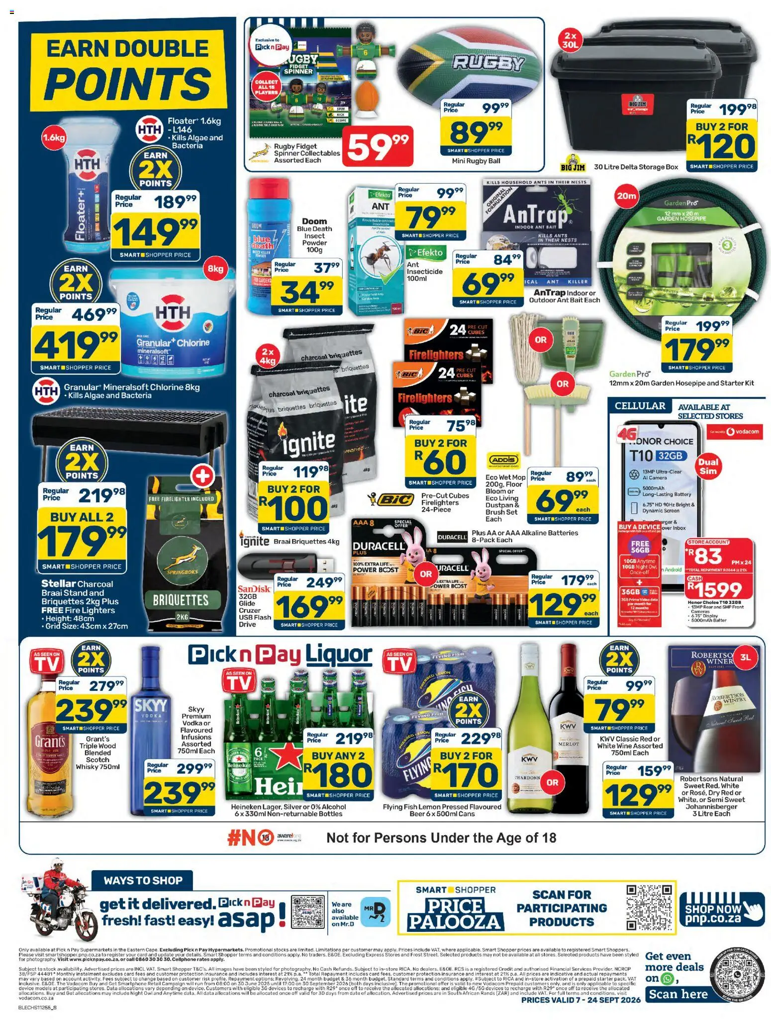 New Pick n Pay catalogue – valid from 07/09/2026 | Page: 8 | Products: Mop, Wine, Fish, Vodka