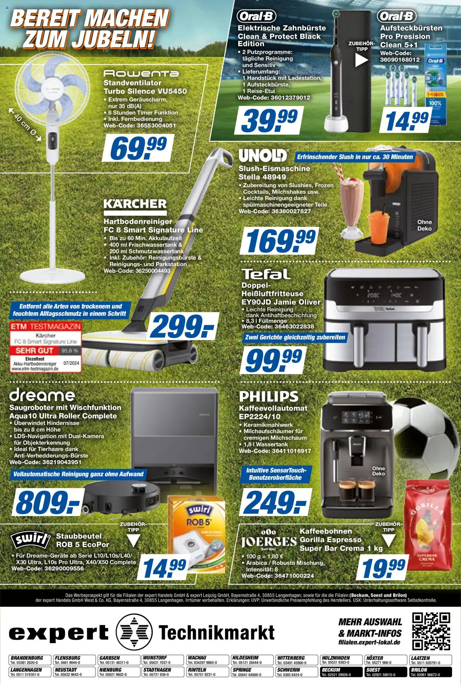 Expert Prospekt – gültig ab 26.06.2026 | Seite: 12 | Produkte: Philips, Elektrische zahnbürste, Kaffeevollautomat, Heißluftfritteuse