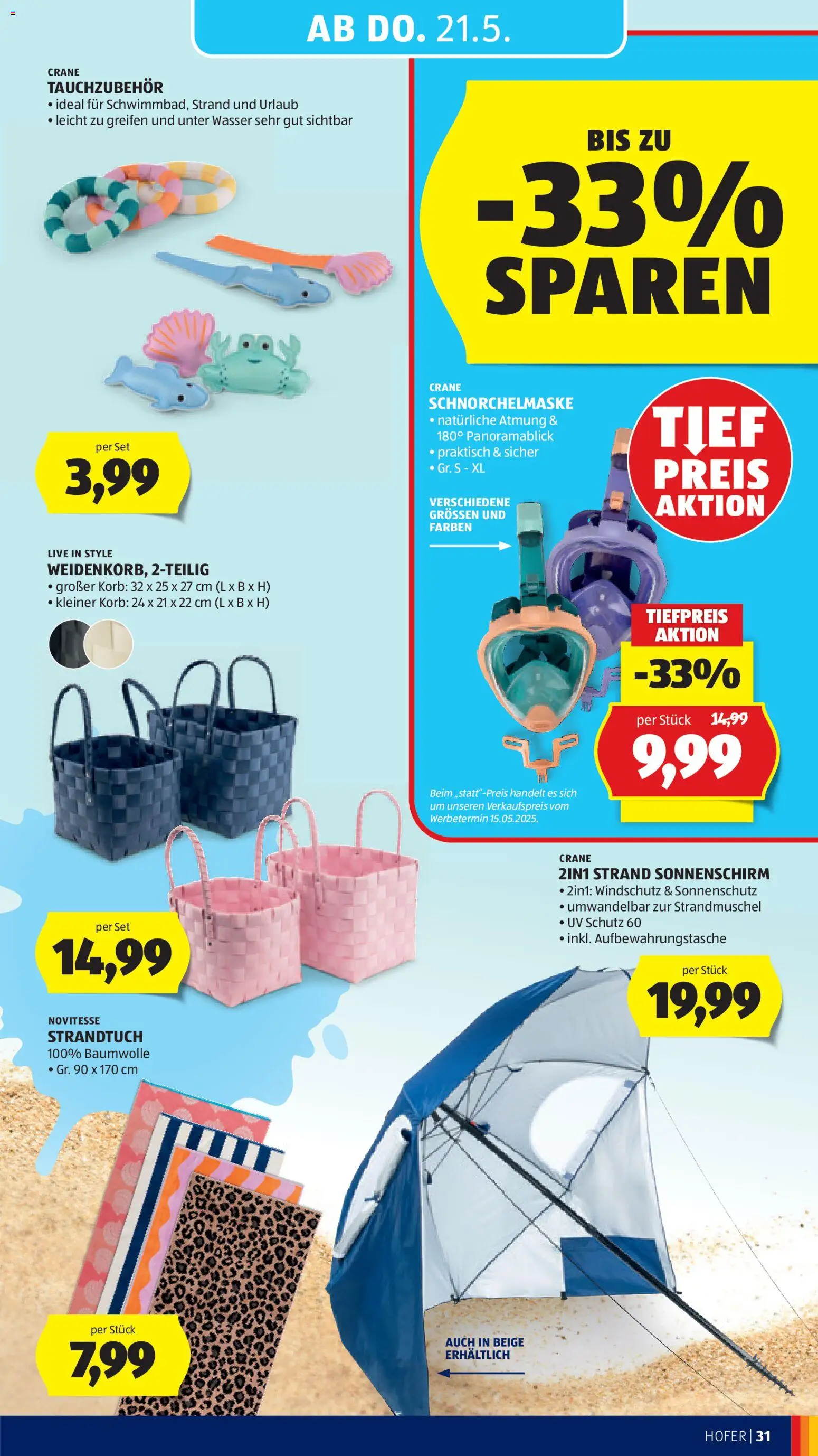 Hofer Flugblatt gültig ab 15.05.2026 | Seite: 37