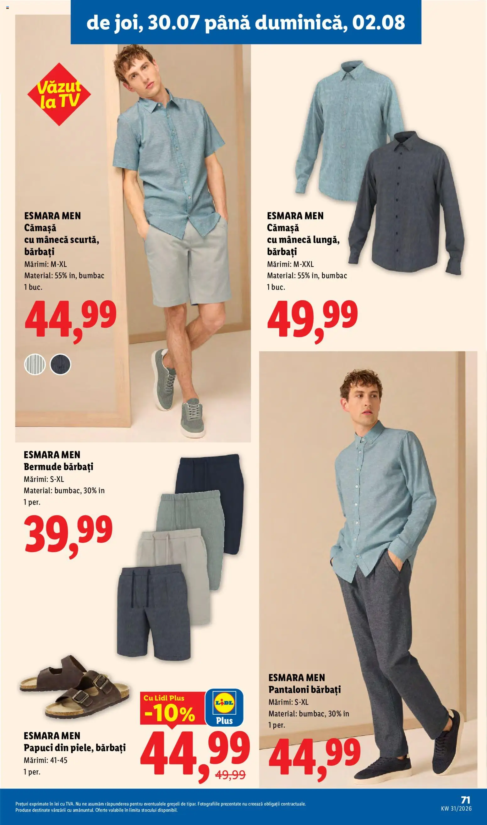 Noul catalog Lidl – valabil de la 27.07.2026 | Pagină: 71