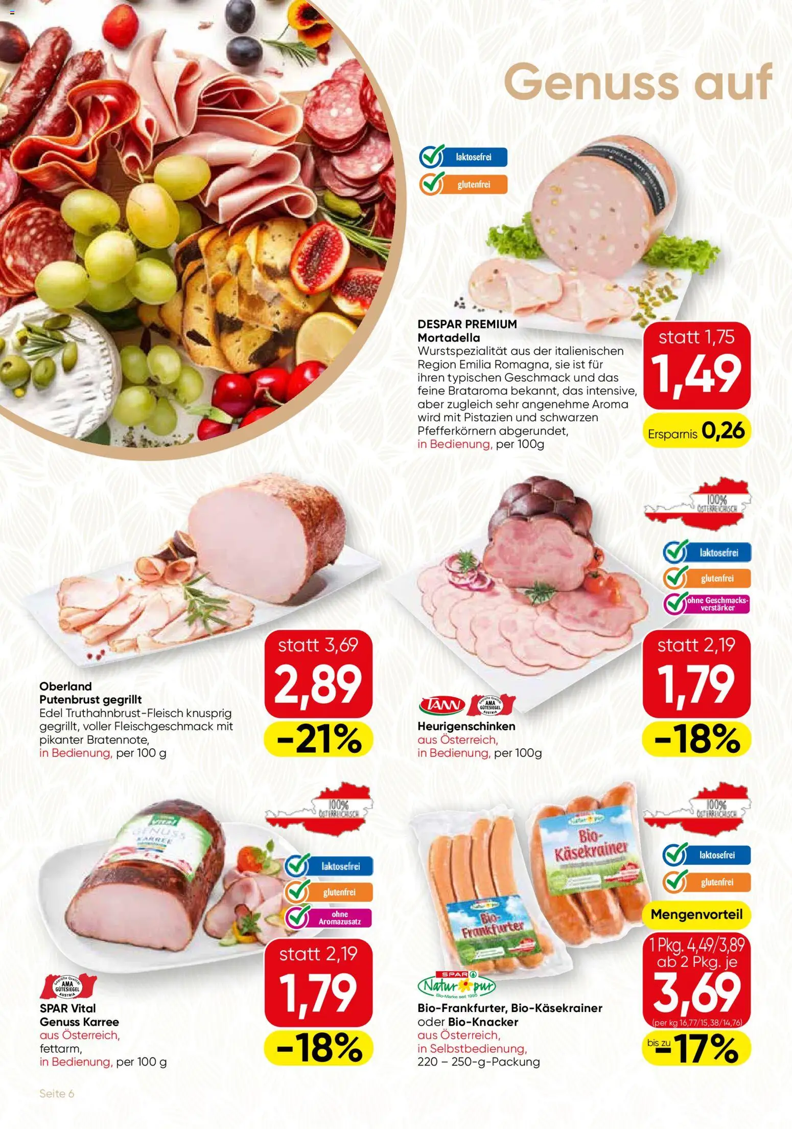 SPAR Gourmet Flugblatt gültig ab 01.07.2026 | Seite: 6