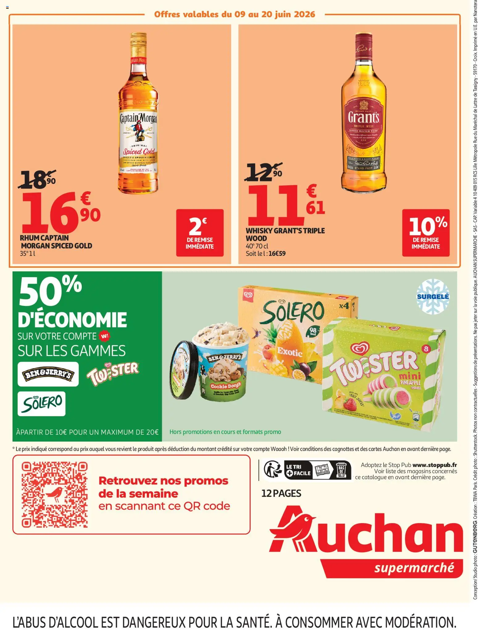 {H1} | Page: 12 | Produits: Rhum, Captain Morgan, Ananas, Whisky Grant's