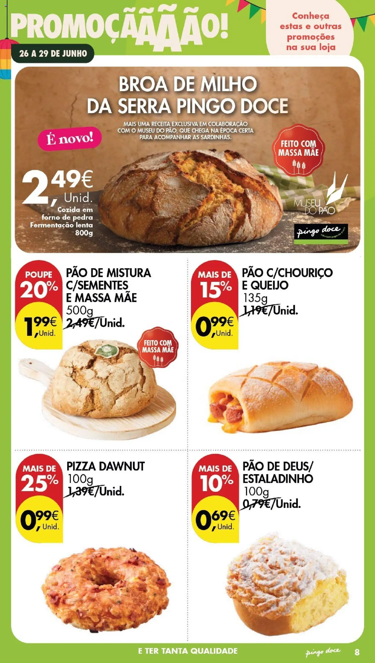 Pingo Doce Poupe este Fim de Semana │ válido de 26/06/2026 | Página: 7 | Produtos: Forno, Pão, Pizza, Massa