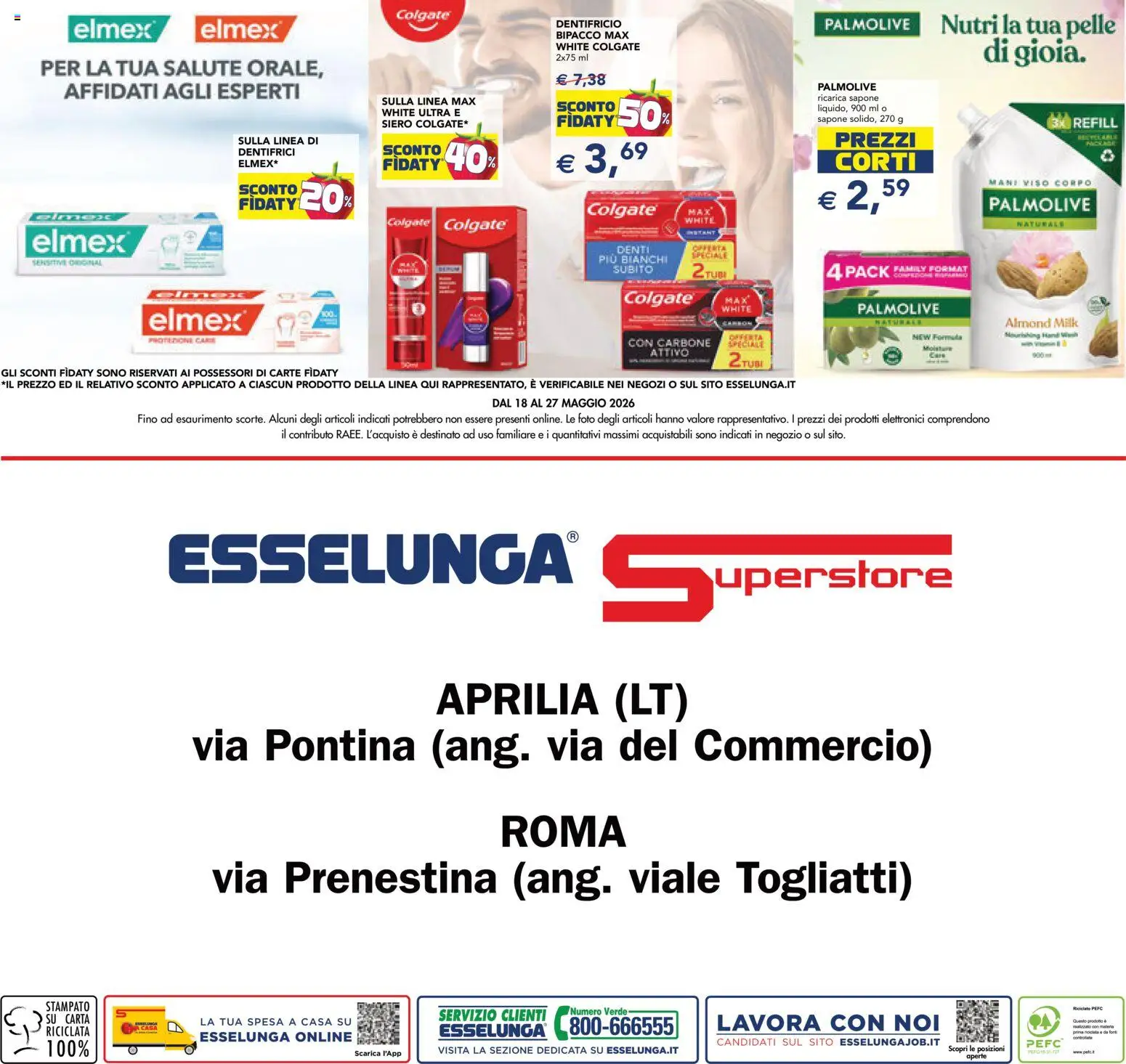 Volantino Esselunga S del 18.05.2026 | Pagina: 20 | Prodotti: Sapone, Dentifricio
