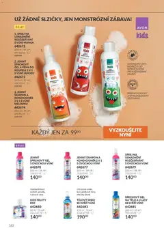 Náhled letáku Avon Katalog 10/2026 od 01.10.2026 | Strana: 162 | Produkty: Sprchový gel, Body, Vata, Šampon