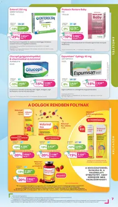 Kulcs Patika akciós újság - amely érvényes a következő dátumtól: 01.06.2026 | Oldal: 7 | Termékek: Édesség, Pezsgőtabletta