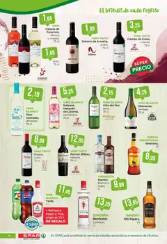 Vista previa Spar folleto válido desde el 04/09/2026 | Página: 19 | Productos: Vino, Ginebra, Whisky, Pepsi