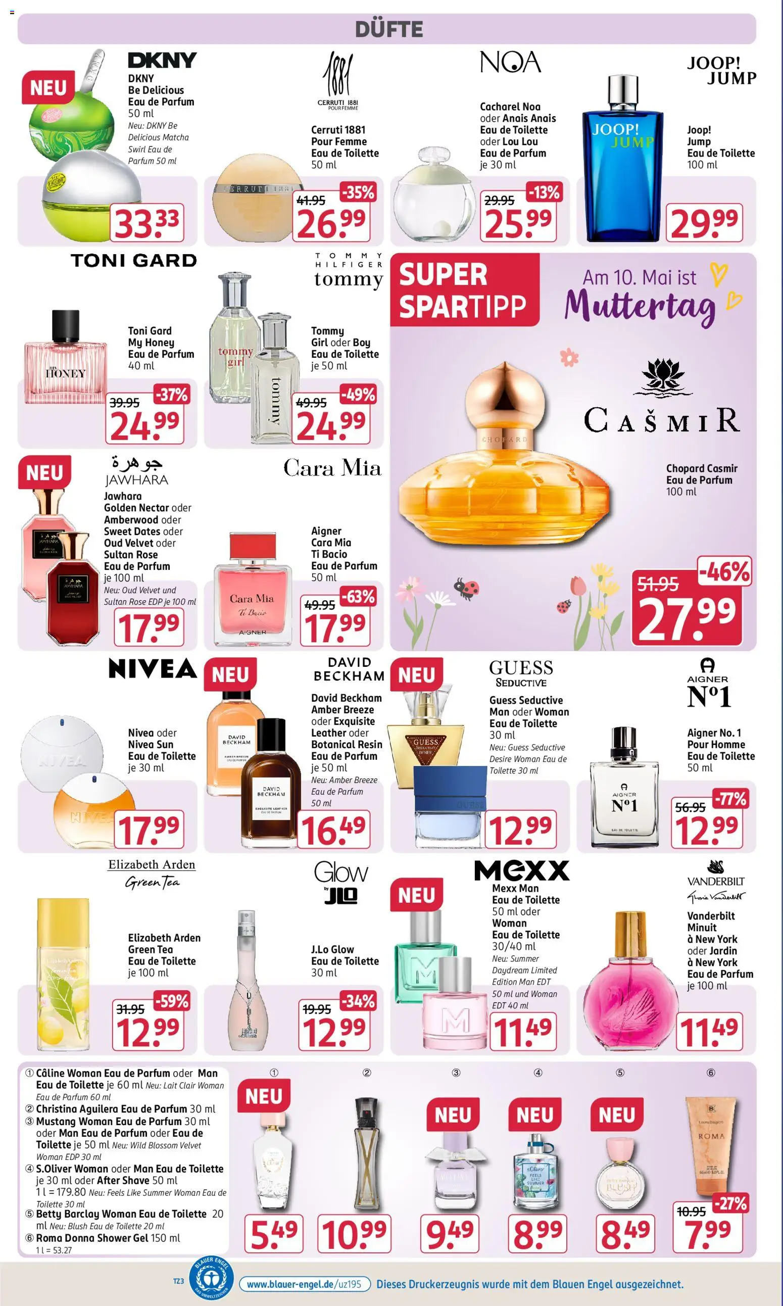 Rossmann Prospekt 	 – gültig ab 04.05.2026 | Seite: 9 | Produkte: Parfüm, Eau de Toilette, Shower Gel, Eau de Parfum