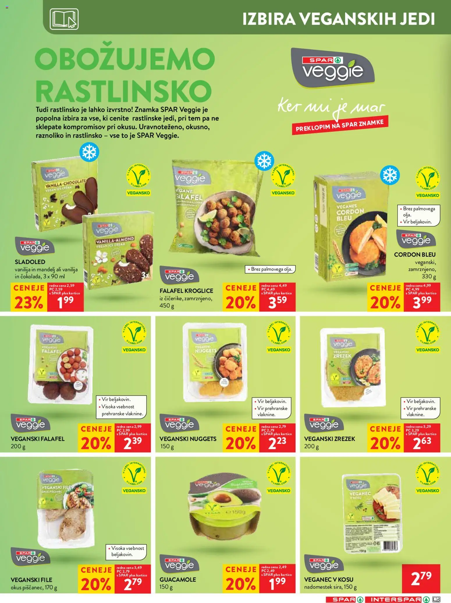 Novi Spar katalog ponudbe – veljaven od 19.08.2026 | Stran: 14 | Izdelki: Sladoled