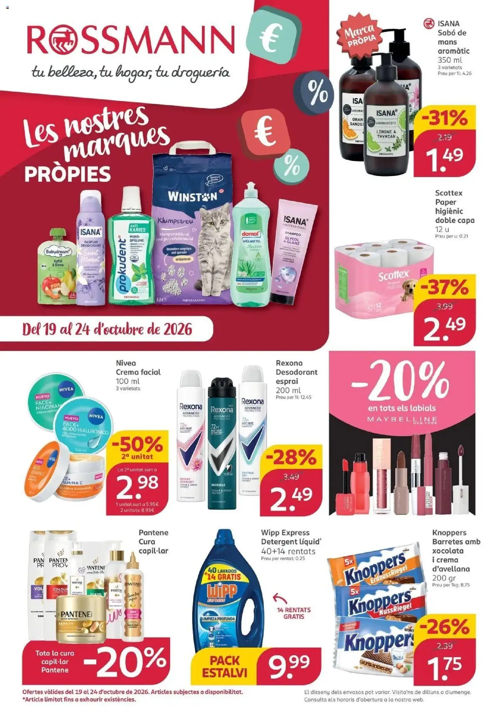 ROSSMANN folleto 19/10/2026 - 24/10/2026 | Página: 1