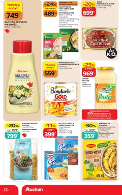 AUCHAN KEDVENC BULGUR, 1 kg, 999 Ft/kg - amely érvényes a következő dátumtól: 2026.08.06. | Oldal: 20