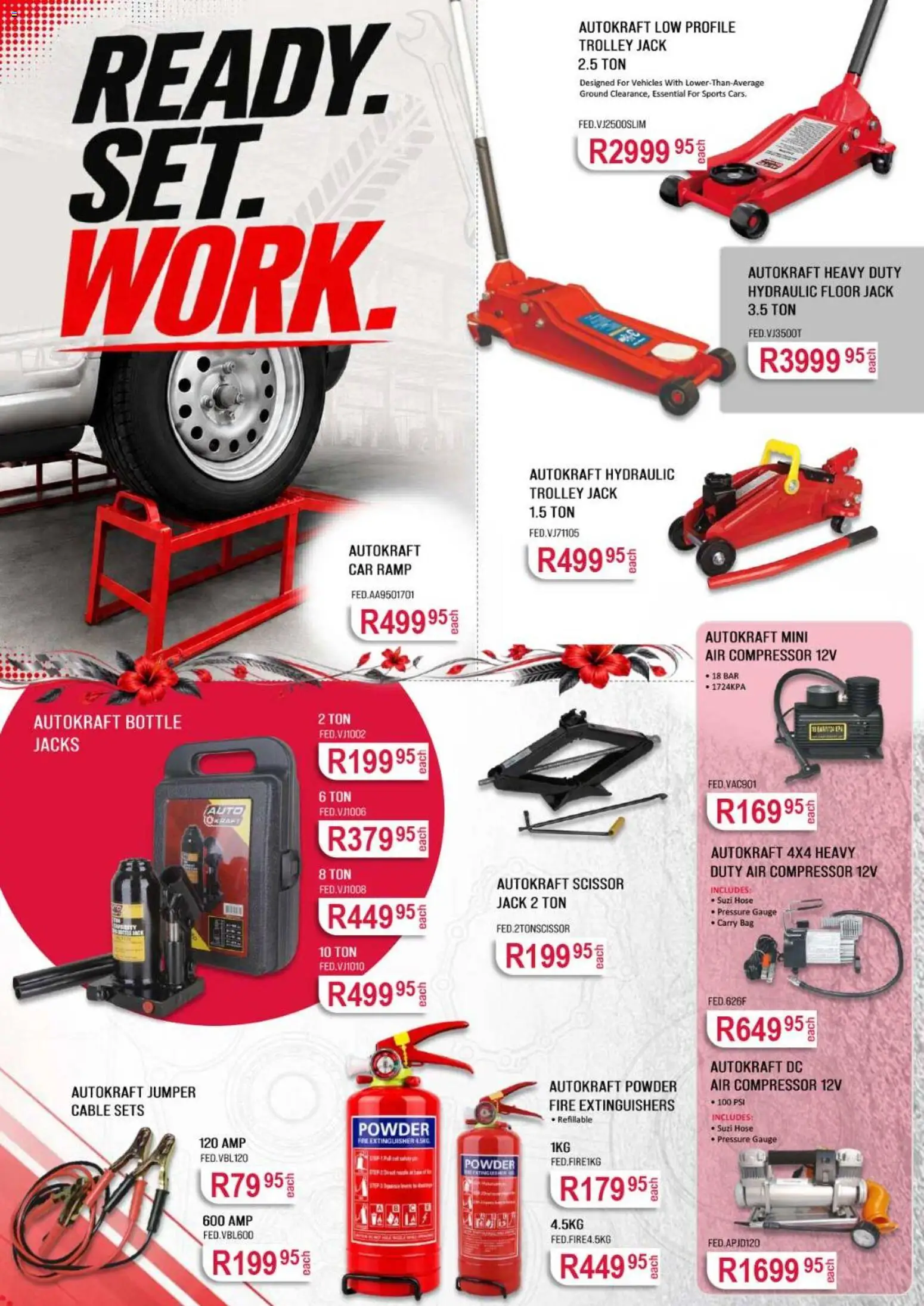 New AutoZone catalogue – valid from 25/08/2026 | Page: 5 | Products: Cable, Bag, Pressure gauge, Powder