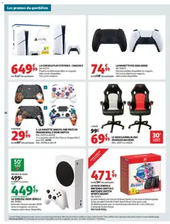 Auchan - Prévisualisation de LA CONSOLE PLAYSTATION 5 - CHASSIS E, D'autres modèles disponibles en magasin, selon stocks disponibles. Voir prix en magasin. valide à partir de 13/10/2026 | Page: 58 | Produits: Console Xbox Series S, Xbox, Nintendo Switch, console Nintendo Switch