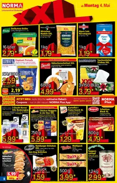 Norma Flugblatt ab 04.05.2026 gültig | Seite: 8 | Produkte: Box, Bad, Schweinefleisch, Nudeln