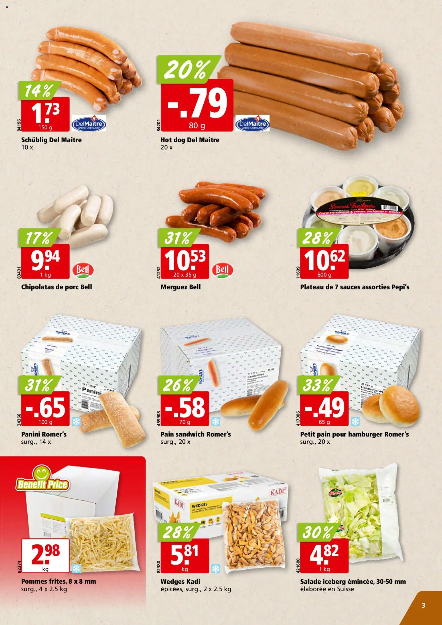 Aligro aktionen Take-away Chavannes, Matran, Genève, Sion – gültig ab 08.06.2026 | Seite: 3