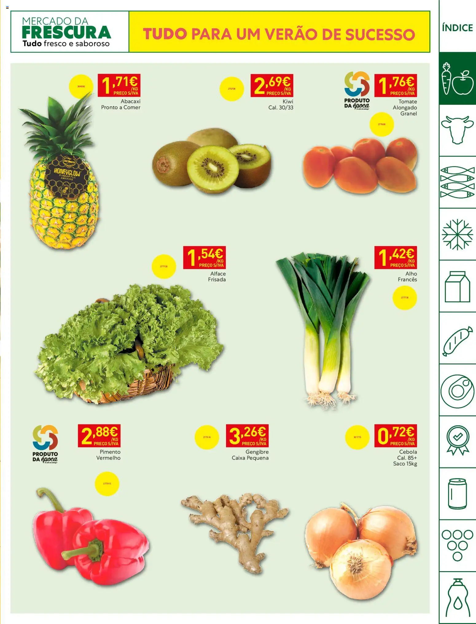 Recheio Horeca Madeira │ válido de 14/07/2026 | Página: 3 | Produtos: Cebola, Caixa, Tomate, Alface