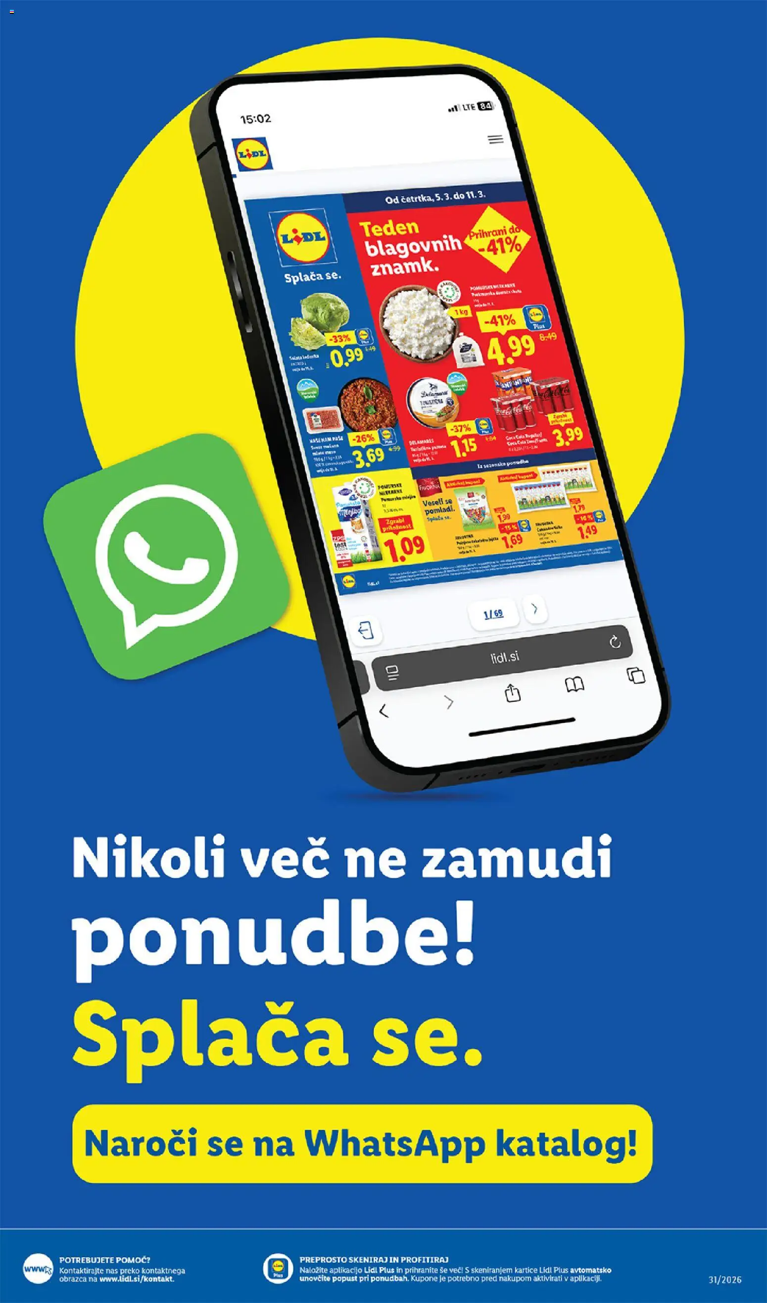 Novi Lidl katalog ponudbe – veljaven od 30.07.2026 | Stran: 23 | Izdelki: Tuna, Namaz, Mleko, Piskoti