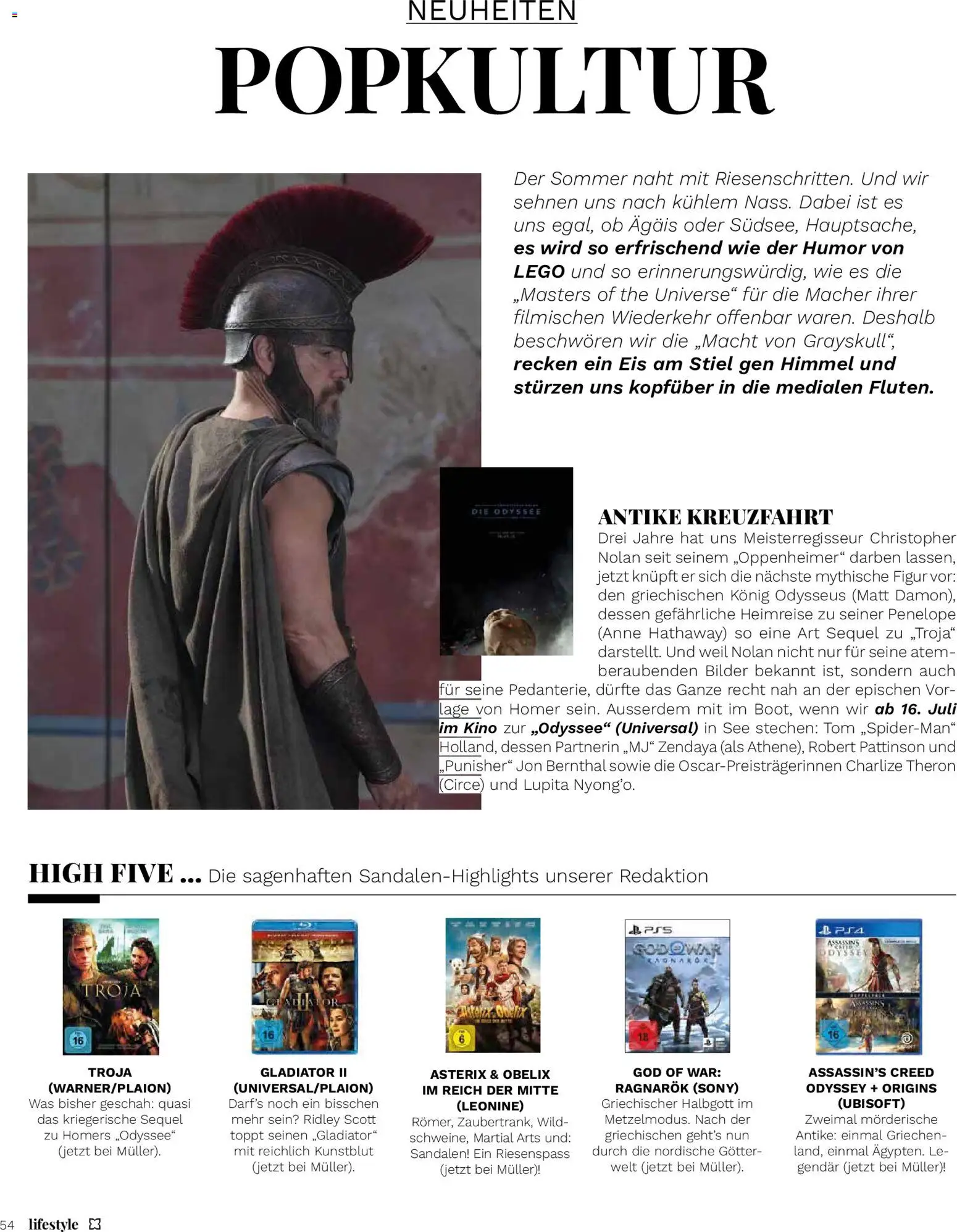 Müller aktionen Magazin – gültig ab 15.05.2026 | Seite: 54 | Produkte: Sandalen, Eis, Bilder, Sony