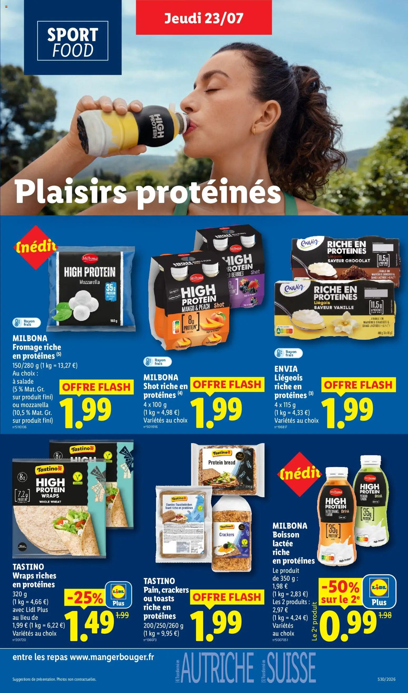{H1} | Page: 29 | Produits: Salade, Boisson, Dessert, Toasts