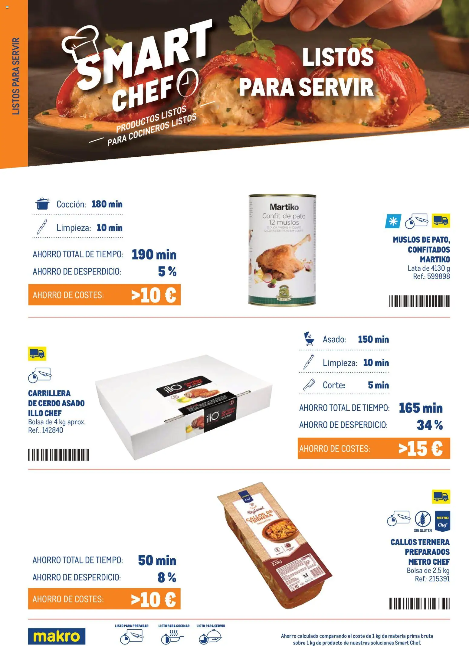 Makro Smart Chef │ válido desde el 01/09/2026 | Página: 17 | Productos: Callos, Cerdo, Bolsa, Pato