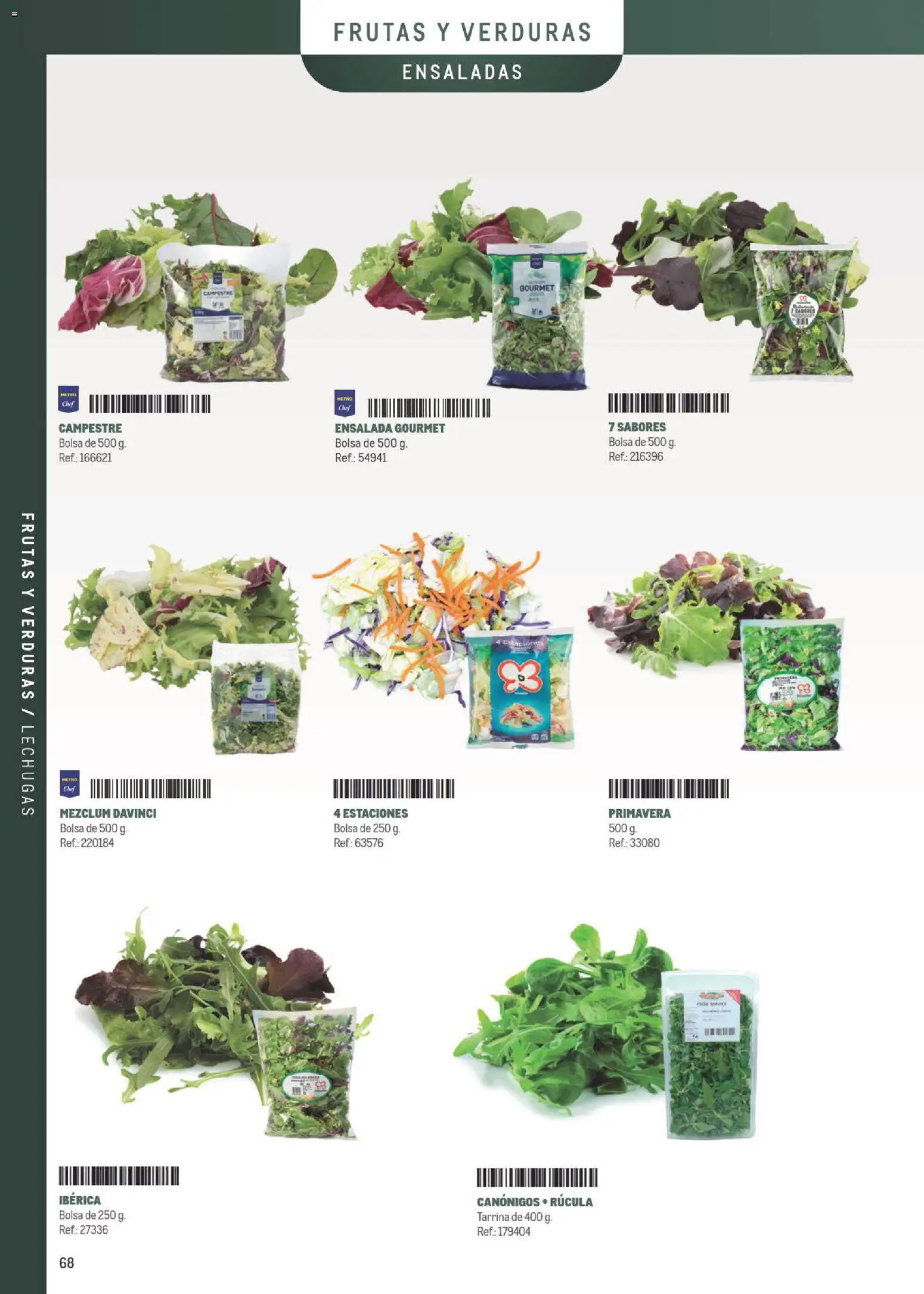 Makro Especial Carta y Menú │ válido desde el 06/07/2026 | Página: 68 | Productos: Ensalada, Bolsa