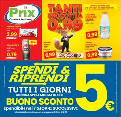 Anteprima del volantino Prix volantino Milano valido a partire dal 20/10/2026